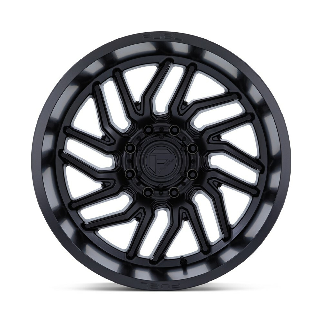 20" Fuel D864 Hurricane Blackout 20x9 Wheel 8x170 01mm For Ford F250 F350 Rim