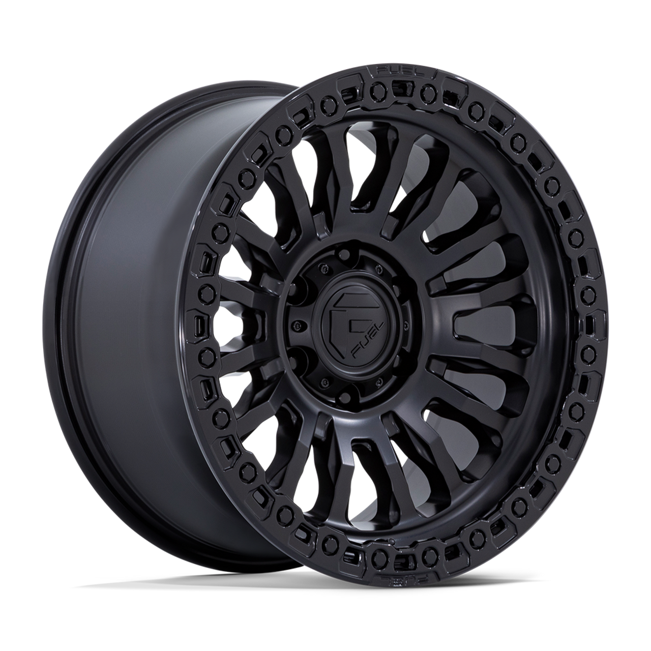 20" Fuel 1PC FC857 Rincon Matte Black Gloss Black Lip 20x9 Wheel 8x6.5 20mm Rim