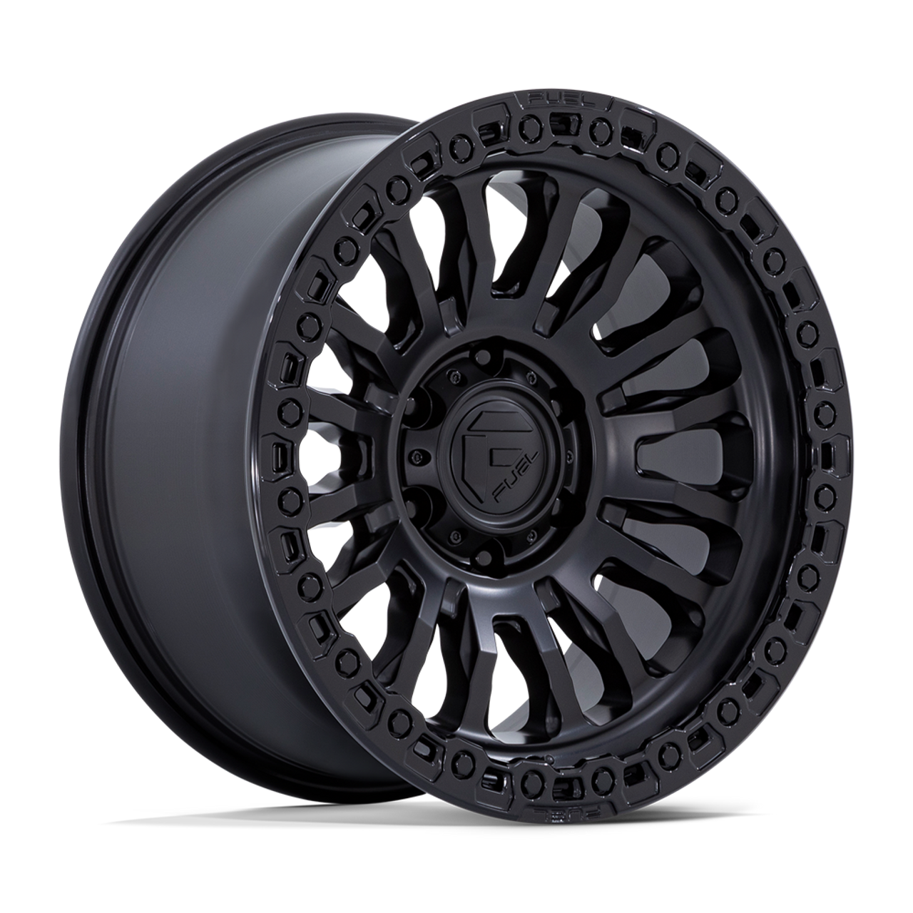 20" Fuel 1PC FC857 Rincon Matte Black Gloss Black Lip 20x9 Wheel 6x5.5 20mm Rim