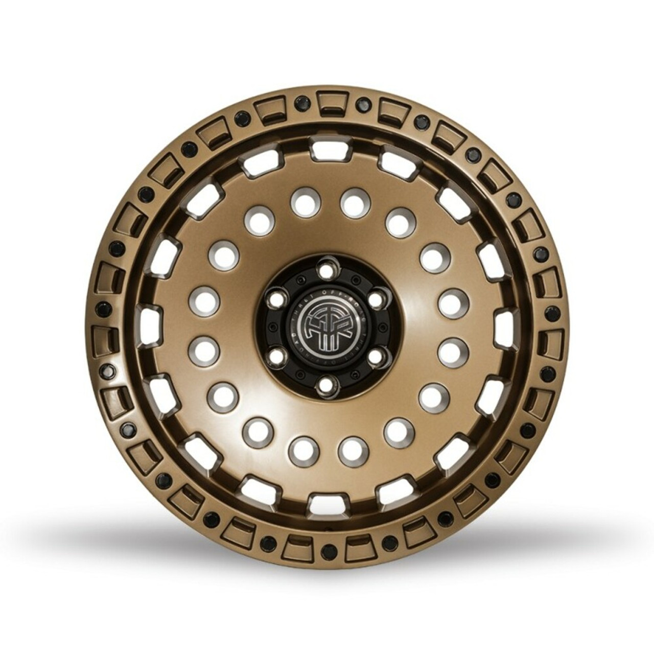 20" Thret Offroad Firewall 702 Bronze 20x9 8x6.5 0mm For Chevy GMC Ram Ford Rim