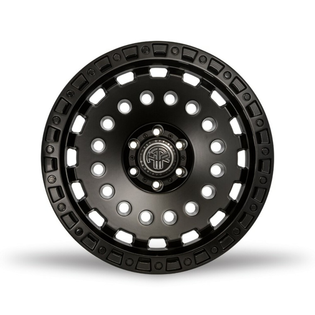 18" Thret Offroad Firewall 702 Satin Black 18x9 Wheel 6x5.5 -12mm Lifted Rim