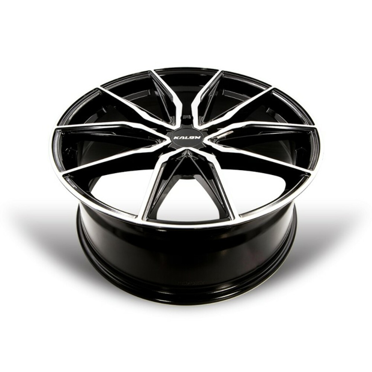 20" Kalon Wheels Cypher 102 Gloss Black Machined Face Wheel 20x8.5 5x115 35mm