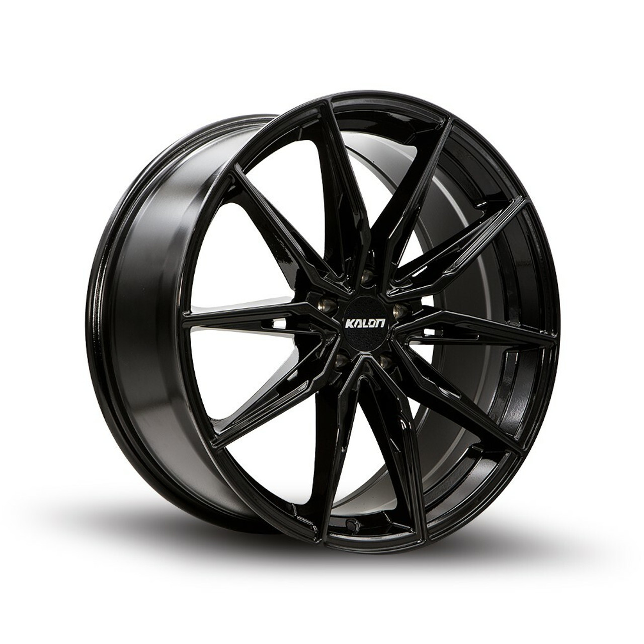 20" Kalon Wheels Cypher 102 Gloss Black 20x8.5 Wheel 5x4.5 35mm Rim
