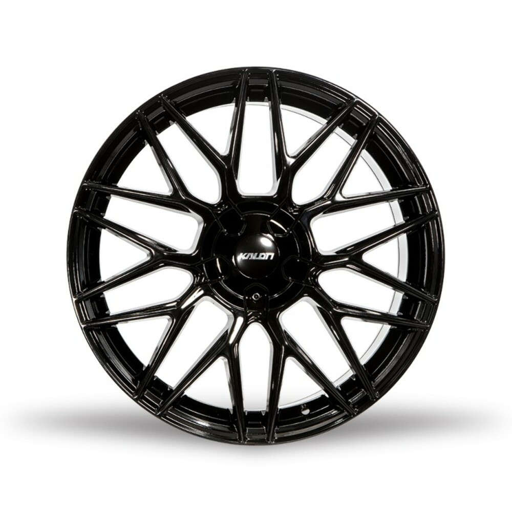 20" Kalon Wheels Blitz 203 20x8.5 5x5 38mm Gloss Black Wheel For Jeep Rim