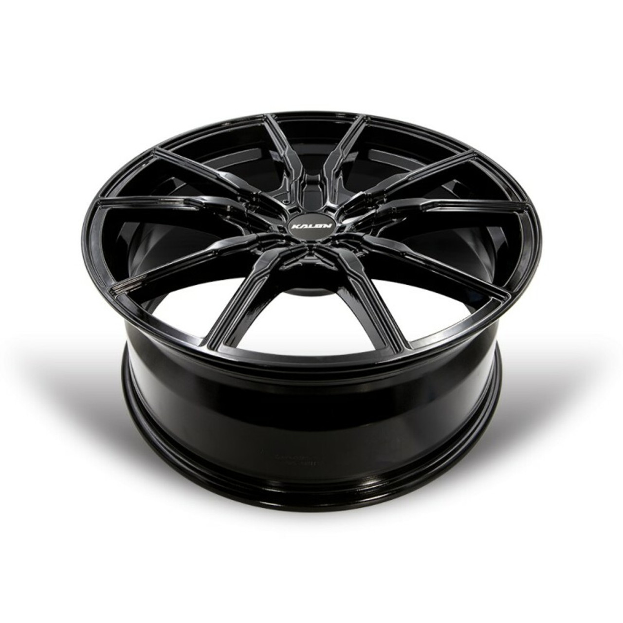 20" Kalon Wheels Pyro 202 Gloss Black 20x8.5 Wheel 5x110 5x4.5 38mm Rim