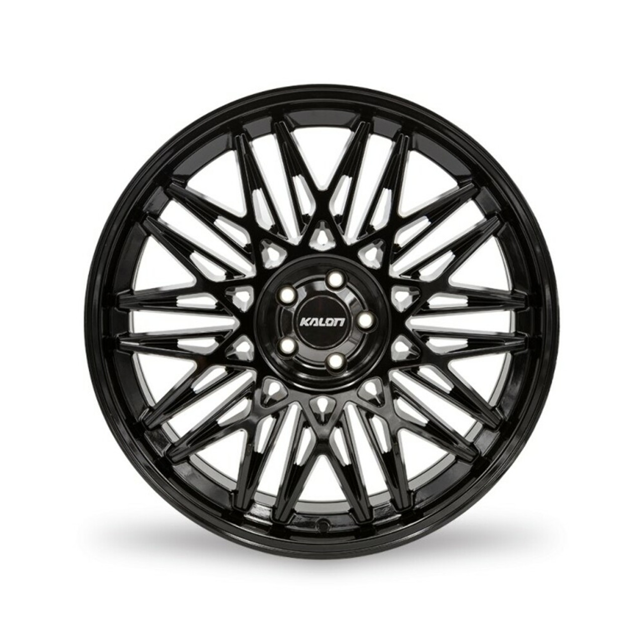 22" Kalon Wheels Kolossus 101 Gloss Black 22x9.5 Wheel 5x115 18mm Rim
