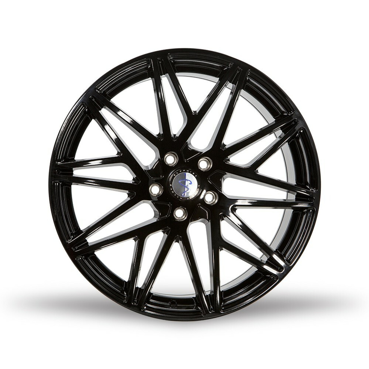 20" Sapphire Luxury Alloys SX05-05 Gloss Black 20x9 Wheel 5x4.5 35mm Rim