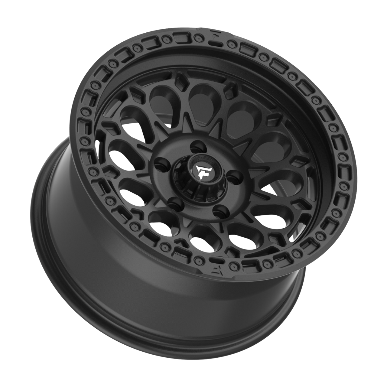 20" Fittipaldi Offroad FT101SB Satin Black 20x9 Wheel 8x180 18mm For Chevy GMC