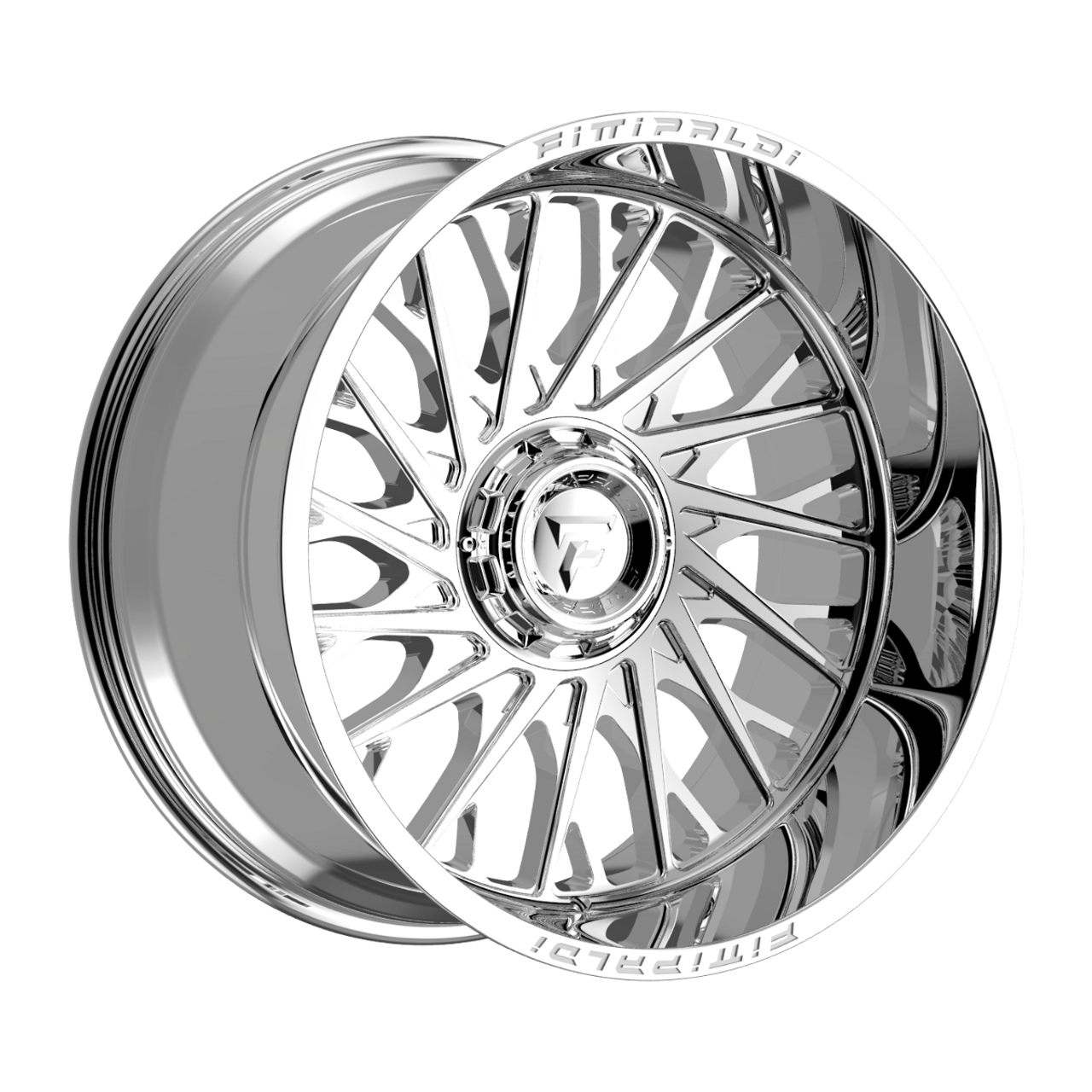 22" Fittipaldi Offroad FA08MC Mirror Coat 22x12 Wheel 8x180 -44mm For Chevy GMC