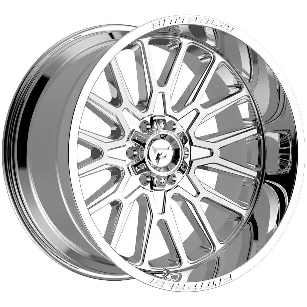 Set 4 20" Fittipaldi Offroad FA18MC Mirror Coat 20x10 Wheels 8x180 -19mm Rims