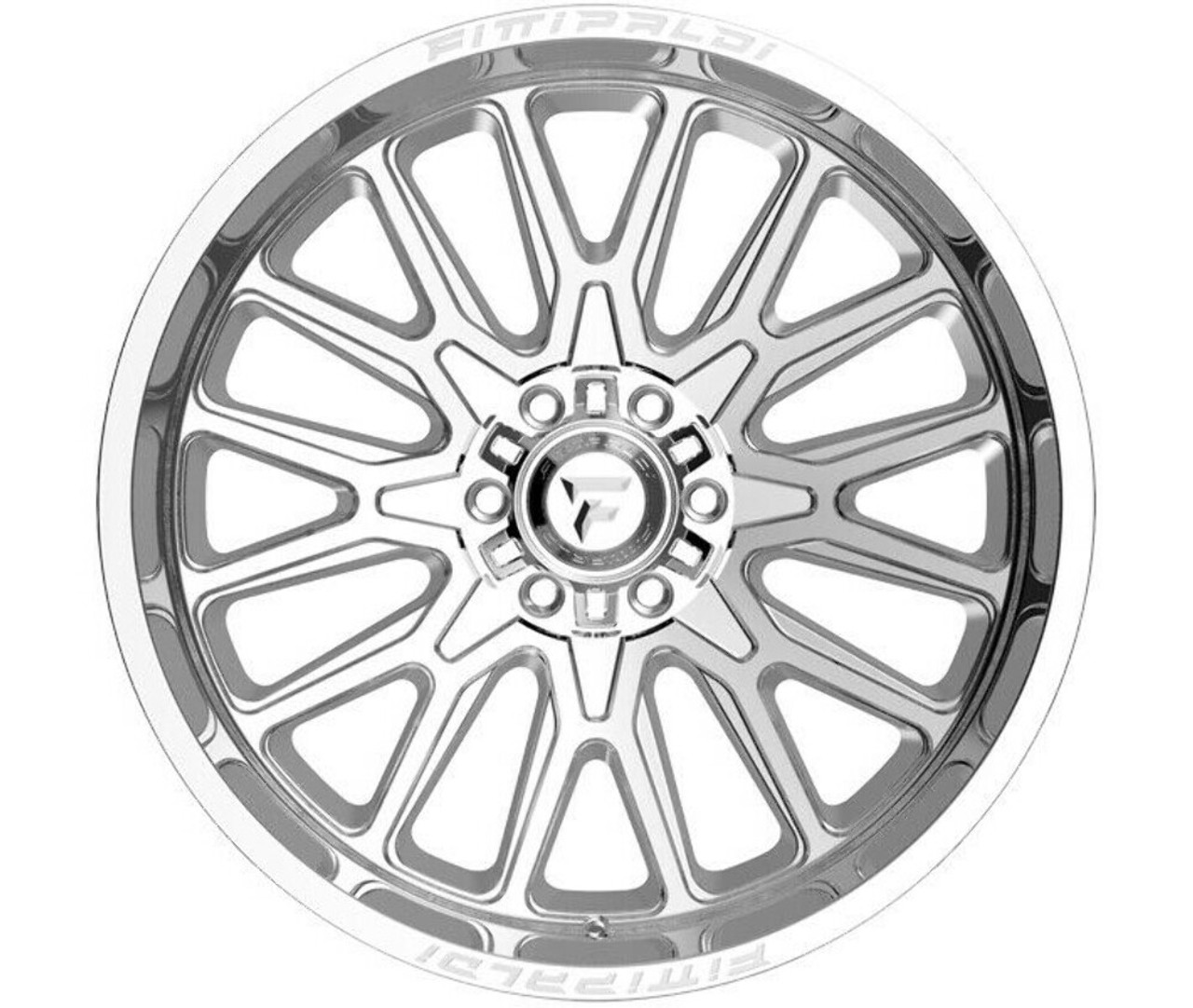 20" Fittipaldi Offroad FA18MC Mirror Coat 20x10 Wheel 8x6.5 -19mm Lifted Rim