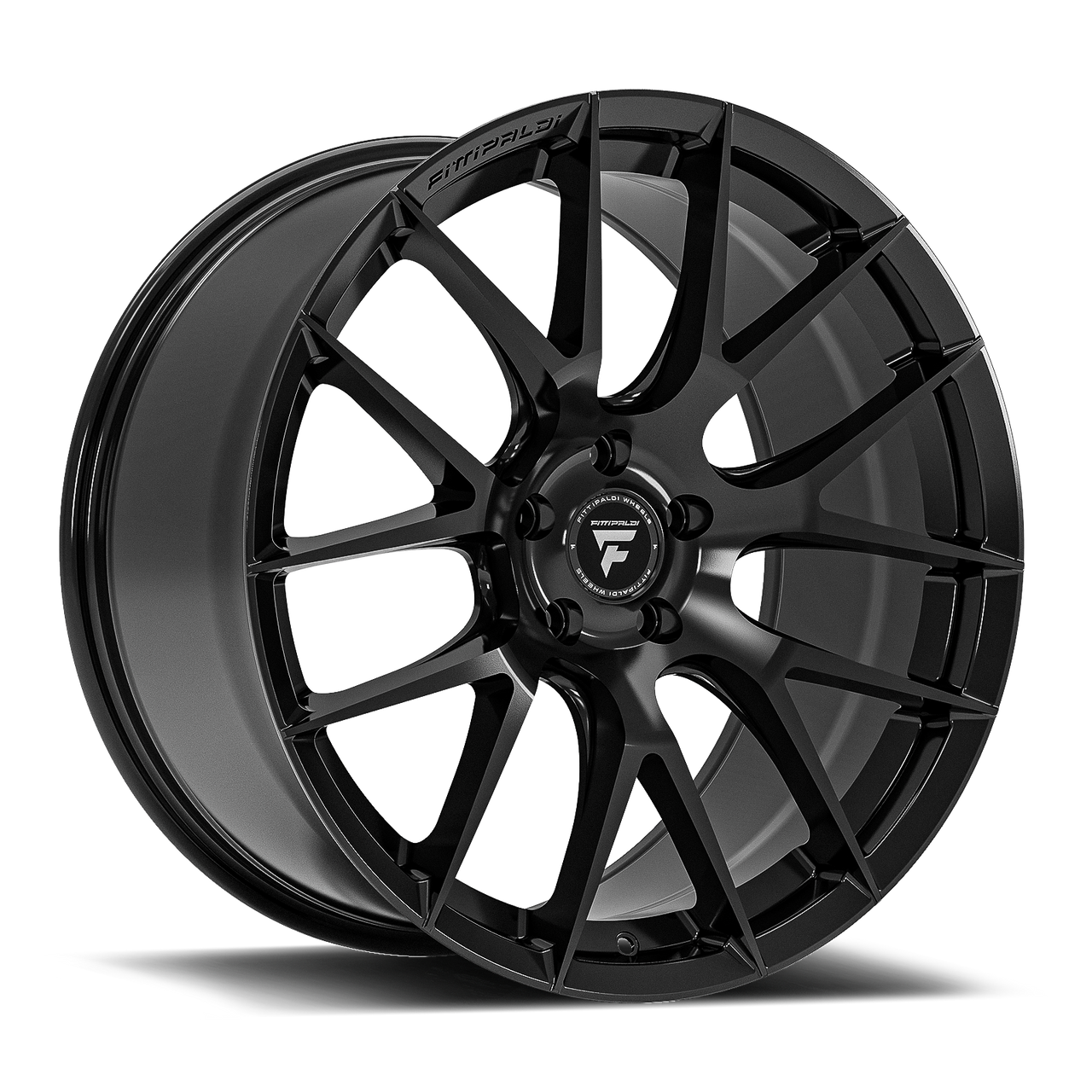 20" Fittipaldi Street FS360B Gloss Black 20x10 Wheel 5x115 18mm Rim