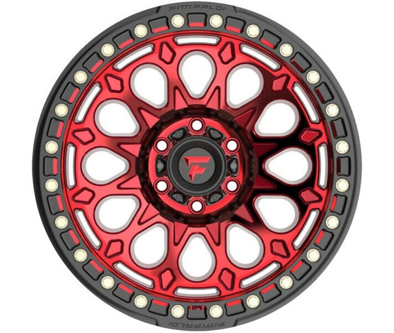 20" Fittipaldi Offroad FB153R Red Machined &Tint Black Ring 20x10 6x135 -38mm
