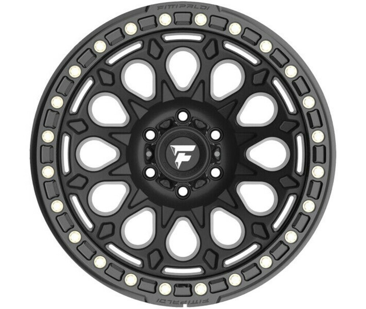 20" Fittipaldi Offroad FB153B Black Gloss Black Forged Ring 20x10 6x5.5 -38mm