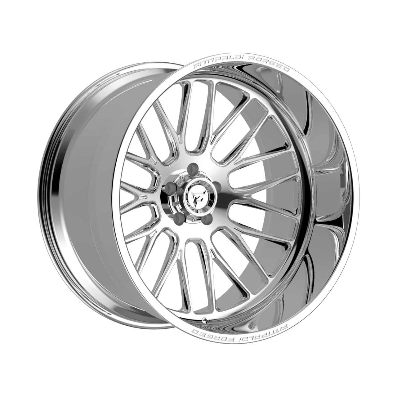 28" Fittipaldi Wheel FTF502P 28x16 Polished 8x180 -101mm Rim