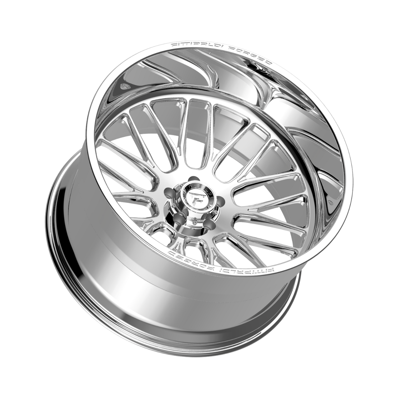 28" Fittipaldi Wheel FTF502P 28x16 Polished 8x180 -101mm Rim