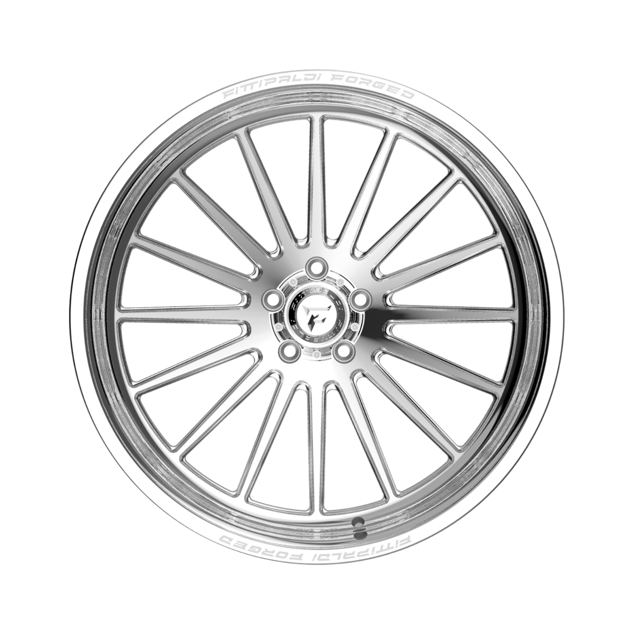 24" Fittipaldi Wheel FTF504P 24x12 Polished 8x6.5 -44mm Lifted Truck Rim