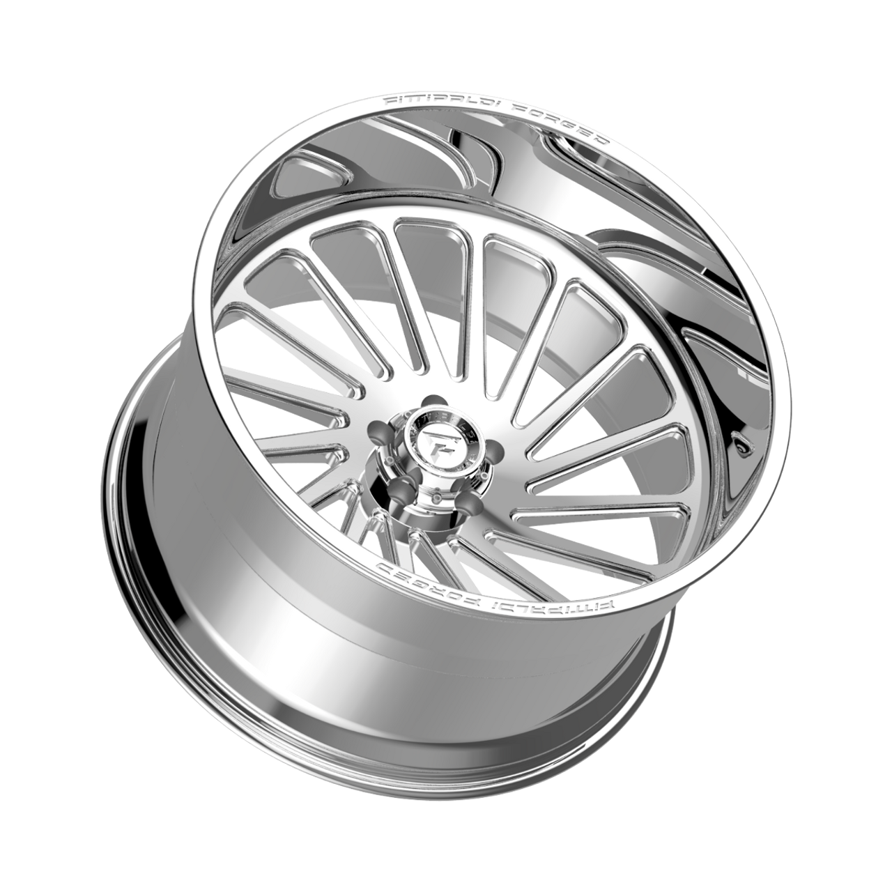 24" Fittipaldi Wheel FTF503P 24x14 Polished 6x135 -76mm For Ford Lincoln Rim