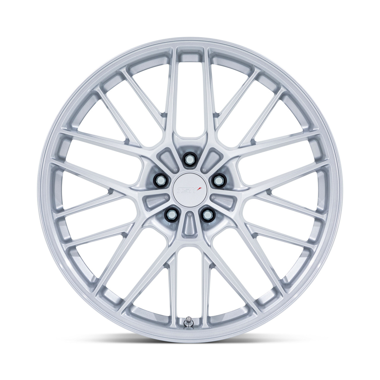 Set 4 19" TSW TW001 Daytona Gloss Silver 19x9.5 5x112 25mm Flow Formed Wheels