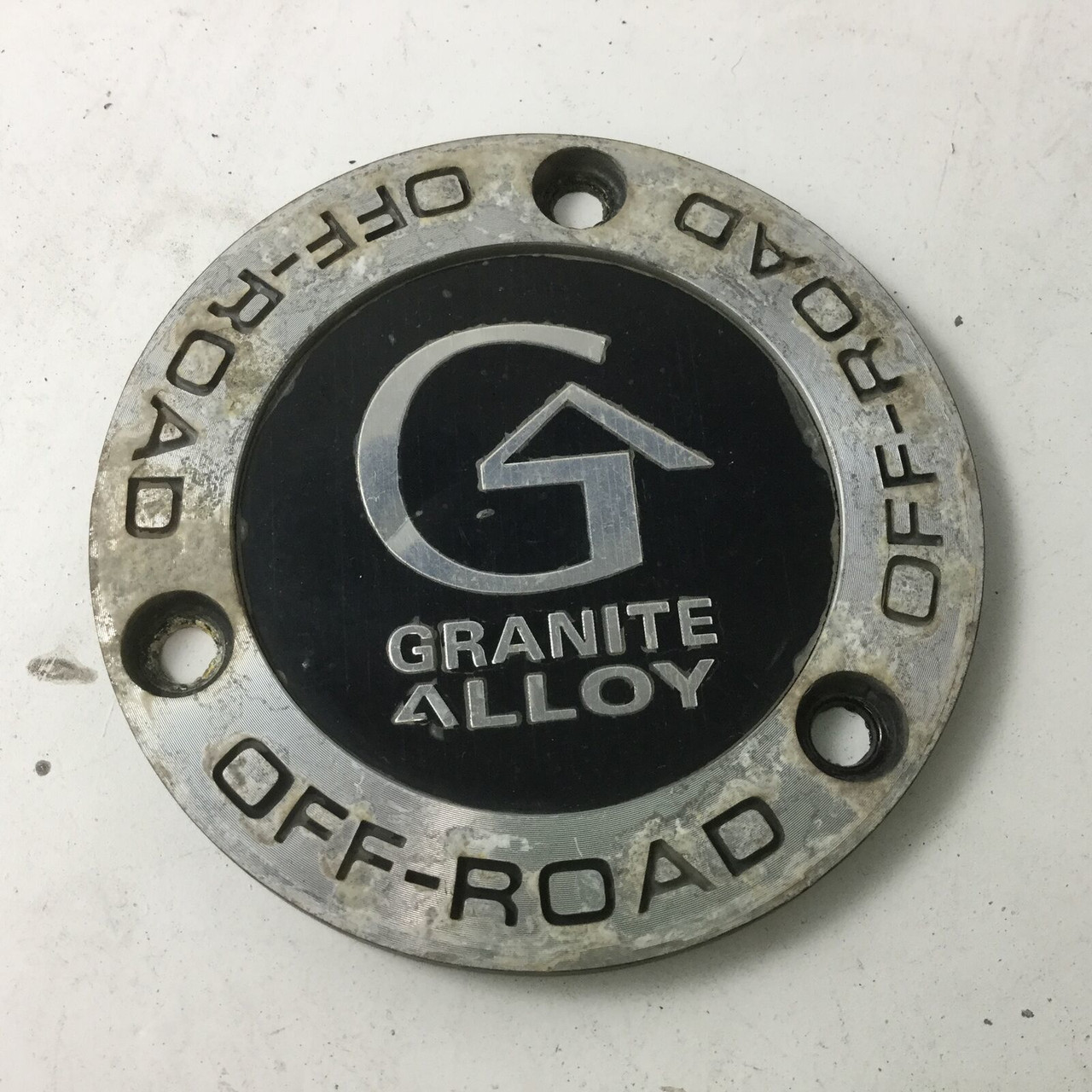 Granite Alloy Off Road 394 5/6 Lug Center Cap Top C394-ECN Machined Black