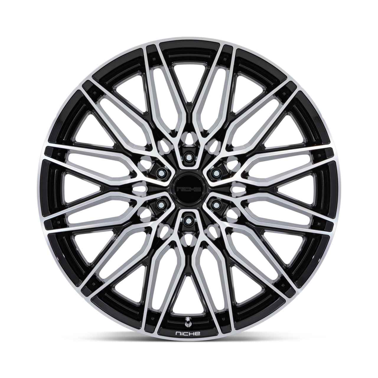 20" Niche 1PC NC278 Calabria 6 Gloss Black Machined 20x9.5 Wheel 6x5.5 30mm Rim
