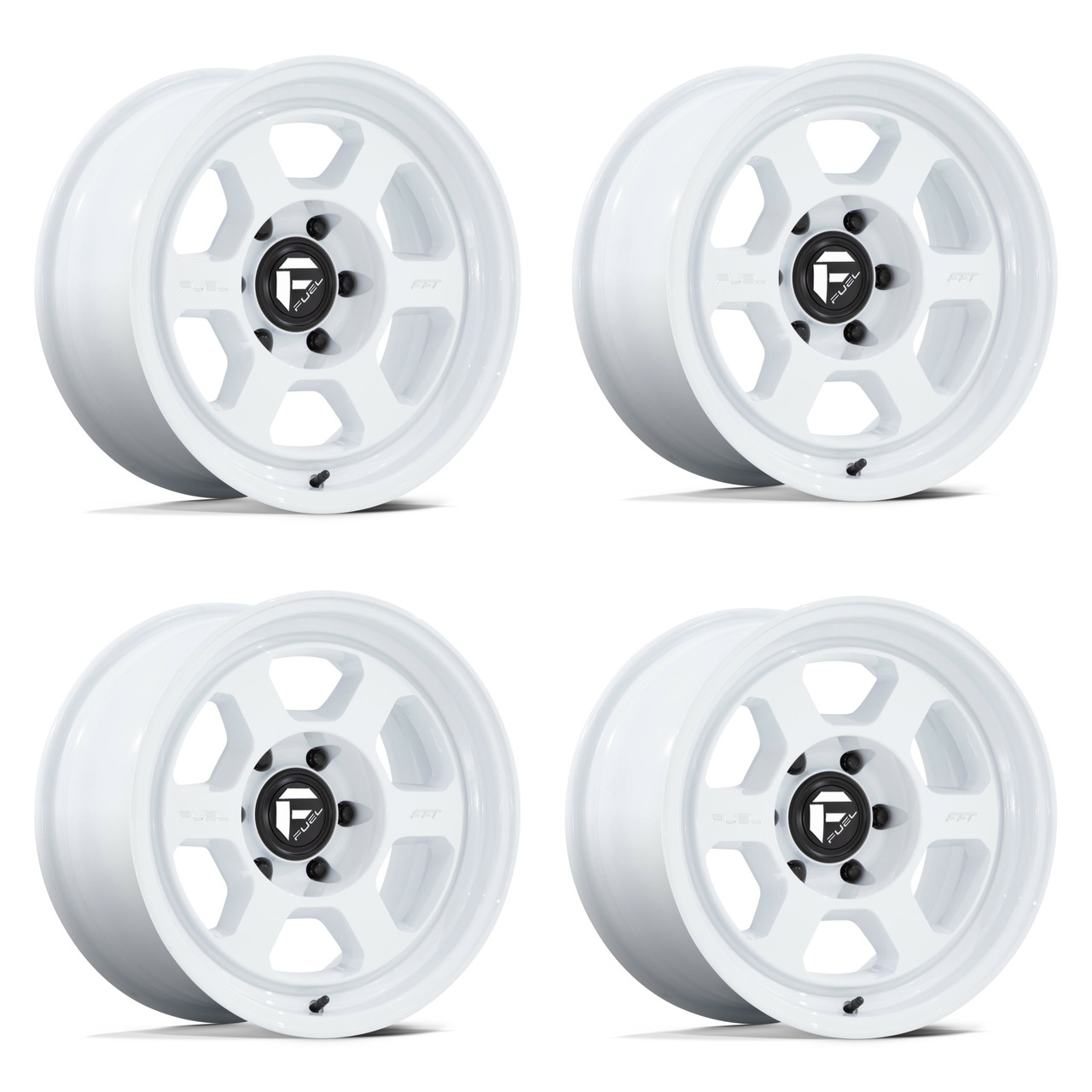 Set 4 18" Fuel FC860 Hype 18x8.5 5x150 10mm Gloss White Wheels For Toyota Rims Set 4 18" Fuel FC860 Hype 18x8.5 5x150 10mm Gloss White Wheels For Toyota Rims