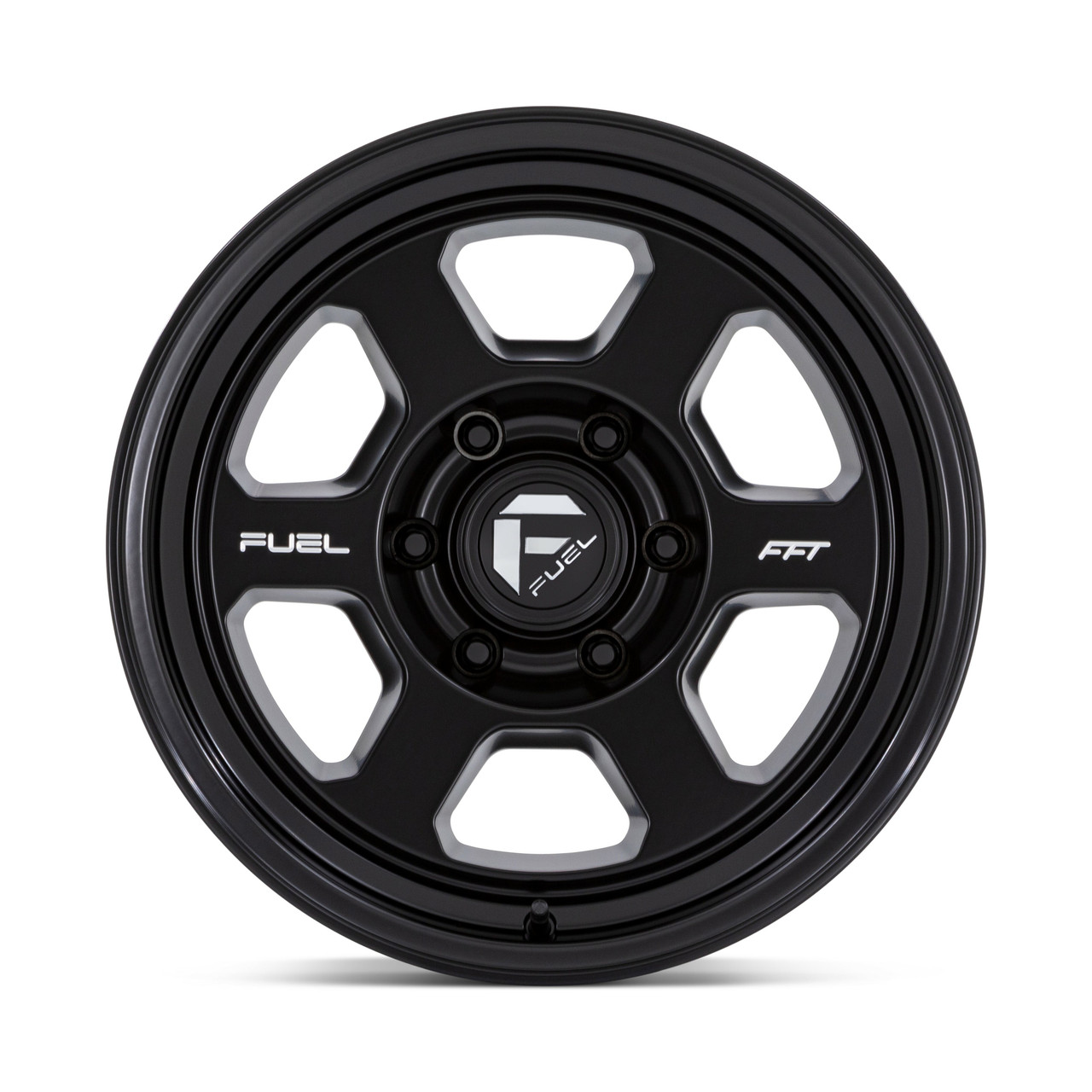 Set 4 18" Fuel FC860 Hype Matte Black 18x8.5 Wheels 5x150 10mm For Toyota Rim