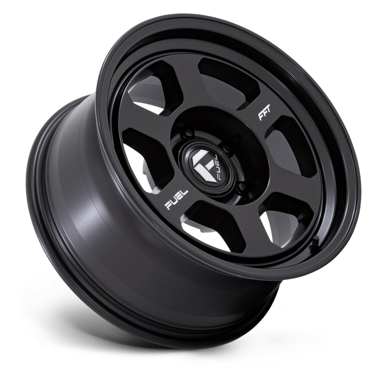 Set 4 17" Fuel FC860 17x8.5 6x5.5 -10mm Hype Matte Black Wheels Lifted Rims