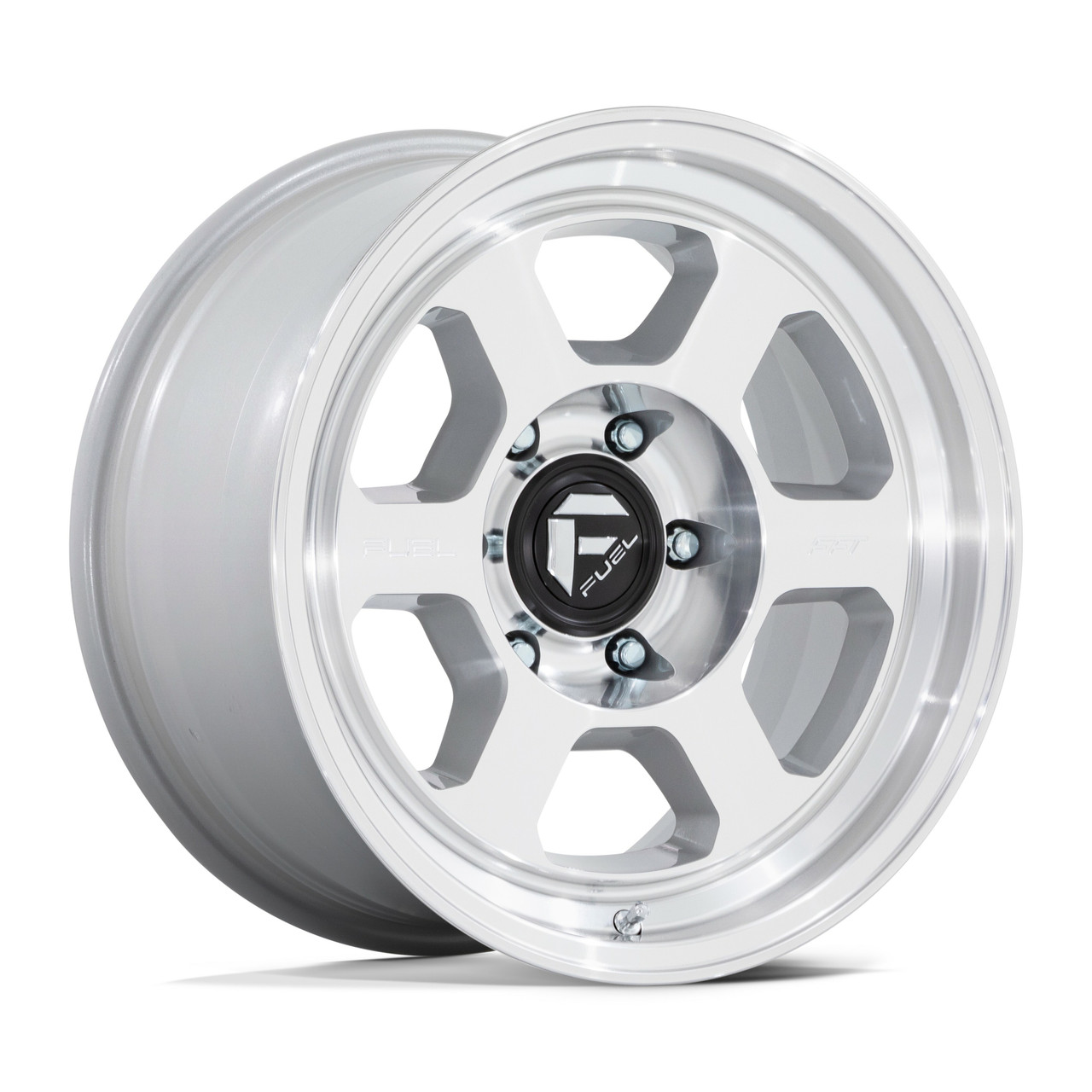 17" Fuel FC860 Hype 17x8.5 5x5 -10mm Machined Wheel Lifted For Jeep Truck Rim
