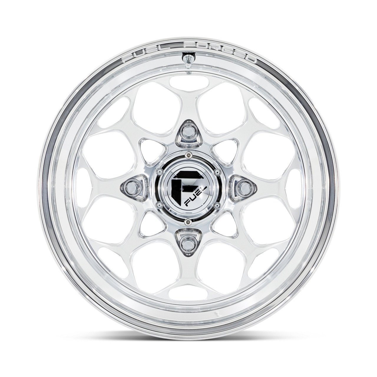 Set 4 15" Fuel UTV FV400 Scepter UTV Polished 15x7 Wheels 4x137 10mm Rims