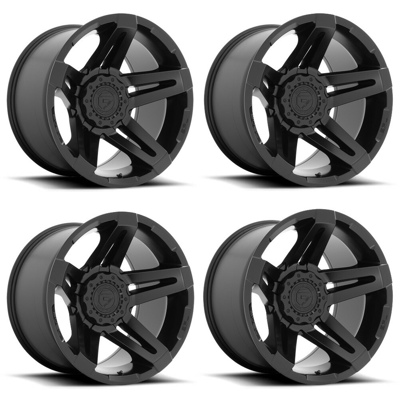 Set 4 20" Fuel 1PC D763 SFJ Matte Black 20x9 Wheels 6x135 6x5.5 01mm Truck Rims