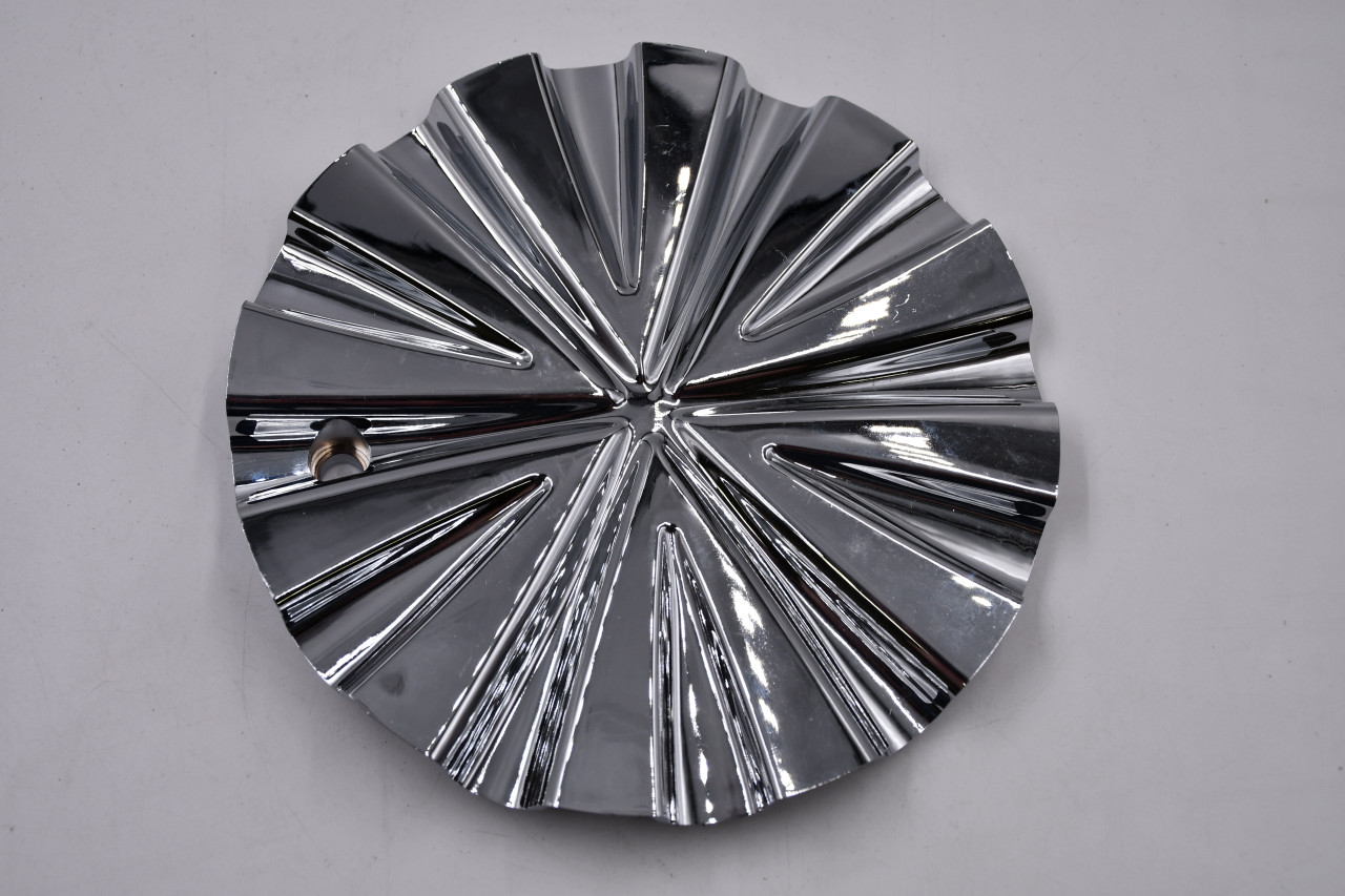 Blank Chrome Wheel Center Cap Hub Cap #842 6.875" No logo Bolt on