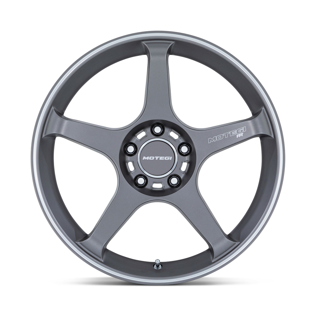 18" Motegi MR159 Battle V Gunzilla Machined Lip Stripe 18x9.5 Wheel 5x4.5 25mm