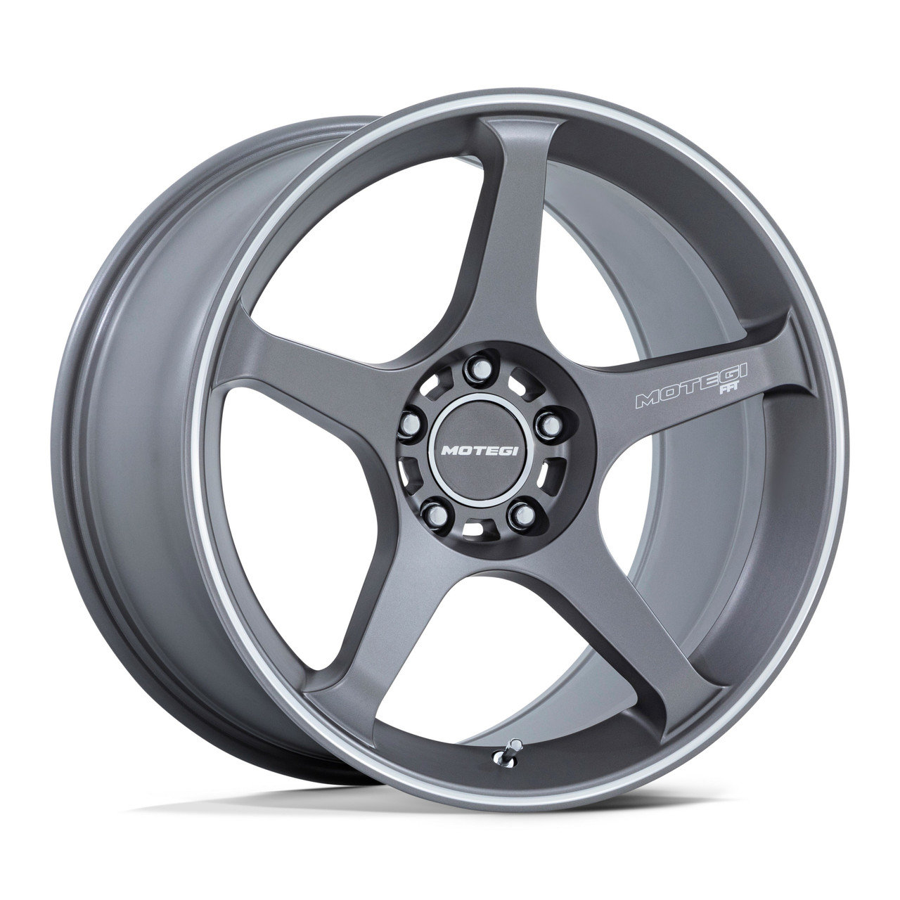 17" Motegi MR159 Battle V Gunzilla Machined Lip Stripe 17x8.5 Wheel 5x4.5 35mm