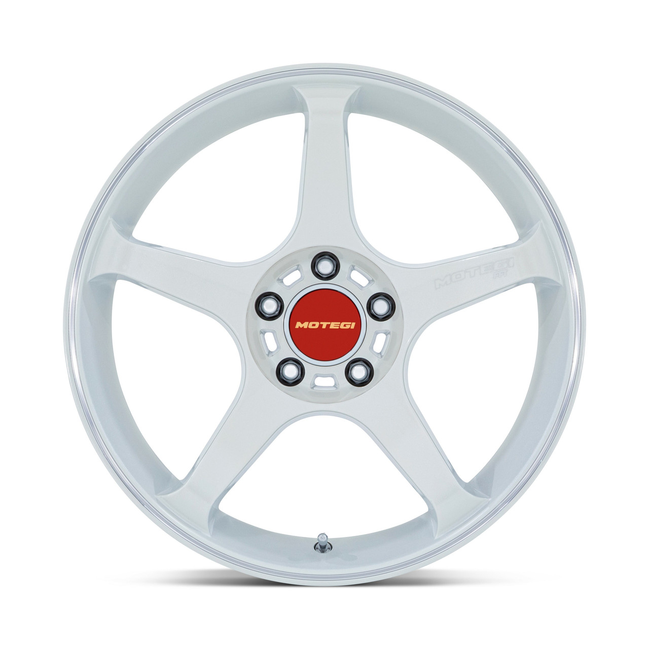 18" Motegi MR159 Battle V Matsuri White Pearl Machined Lip 18x8.5 5x4.5 22mm Rim