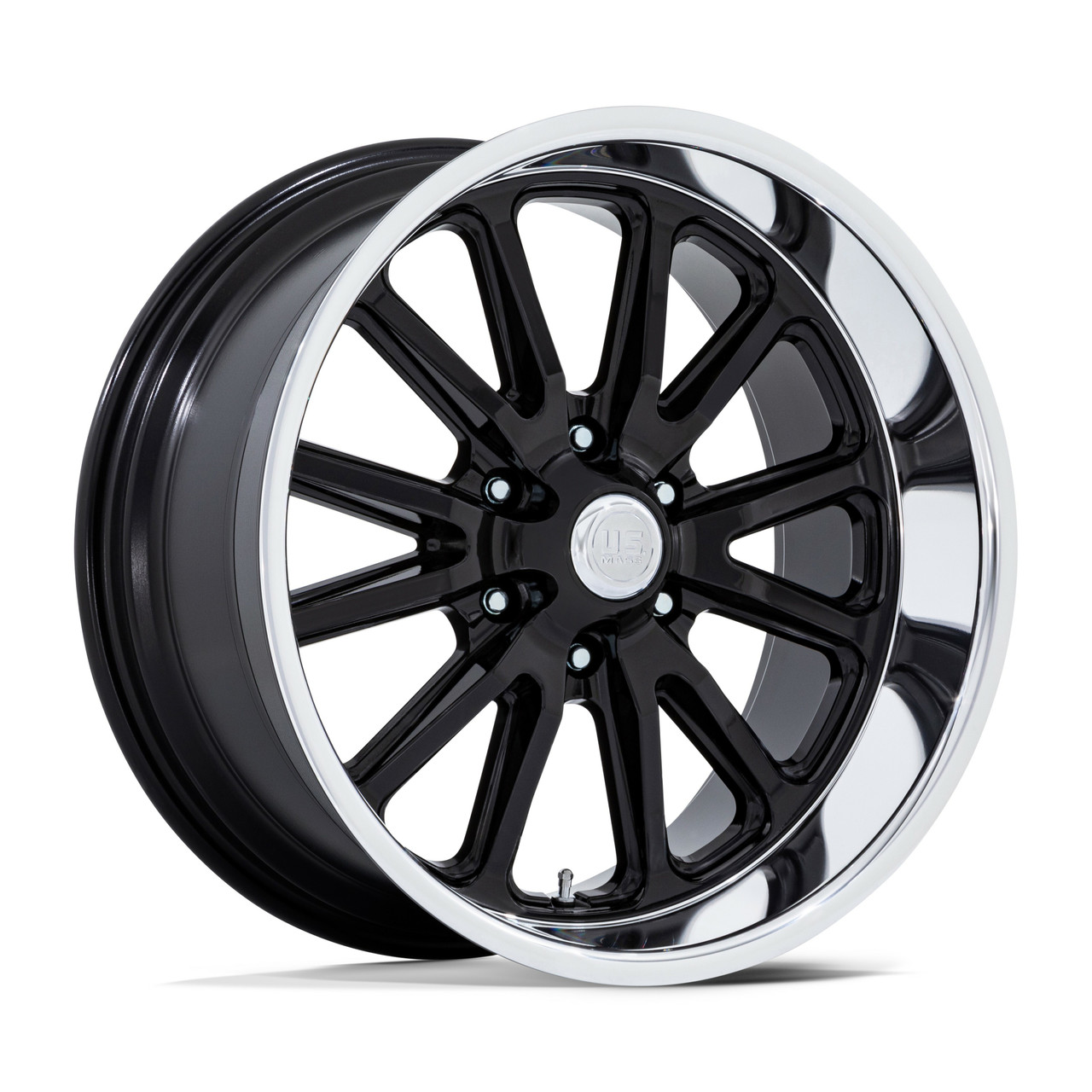 Set 4 20" US Mag UC145 Rambler 6 Gloss Black Diamond Cut Lip 20x9.5 6x5.5 01mm
