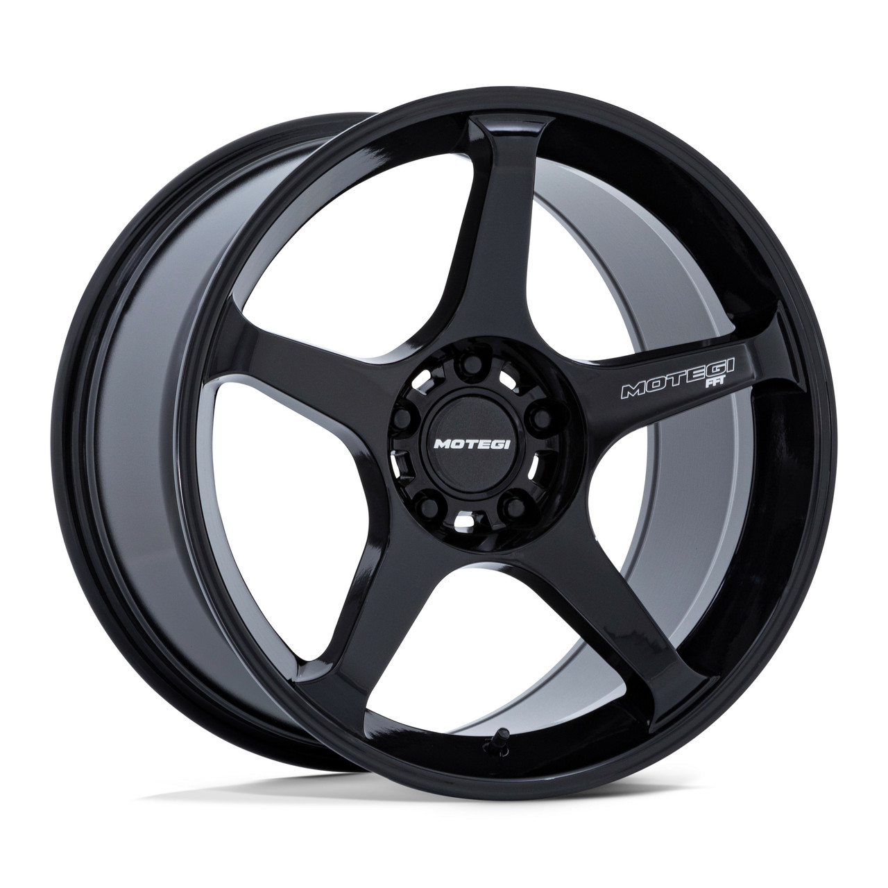 Set 4 18" Motegi MR159 Battle V Blackbird Metallic 18x9.5 Wheels 5x120 35mm Rims