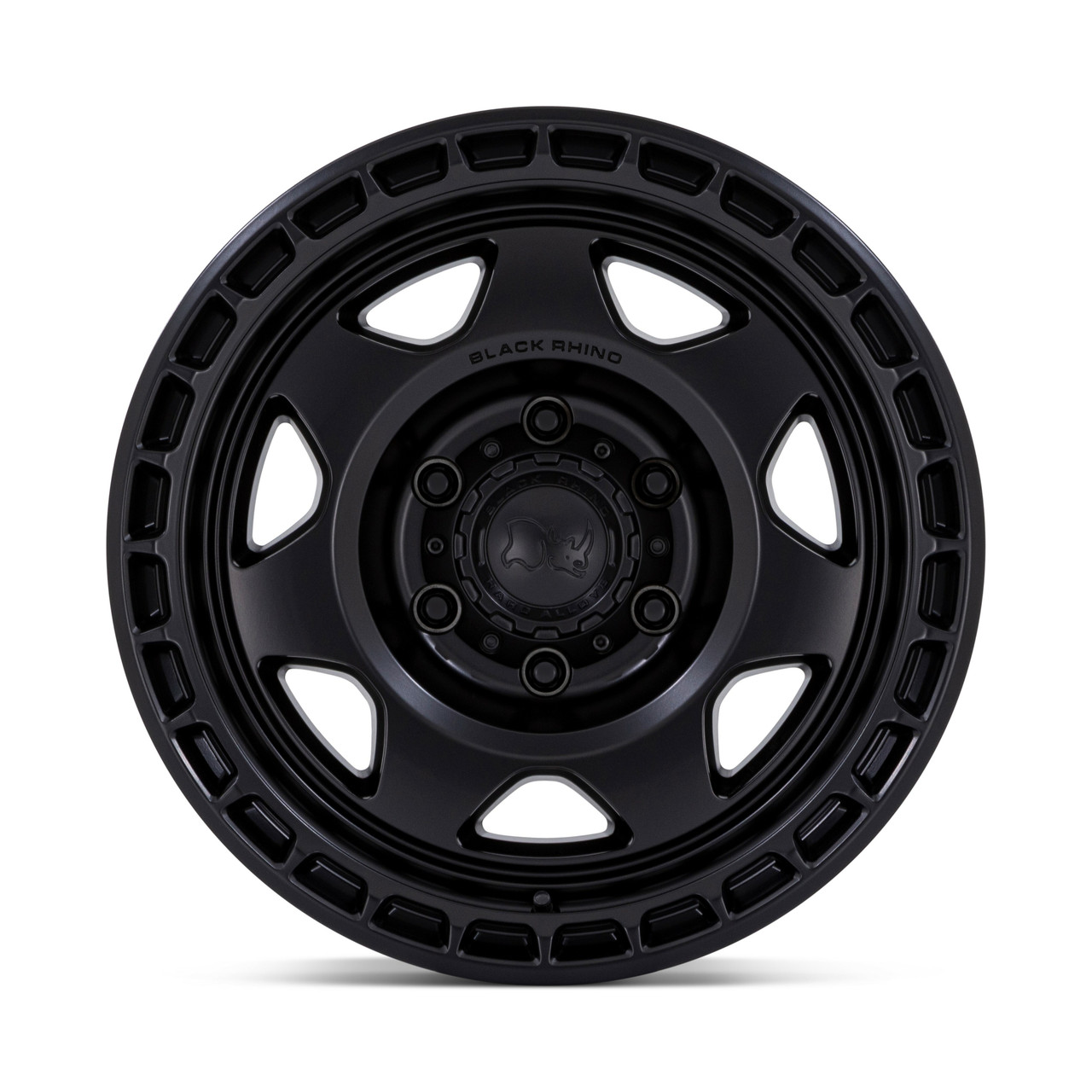 Set 4 17" Black Rhino BR018 Voyager Matte Black 17x8.5 Wheels 5x5 -10mm Rims