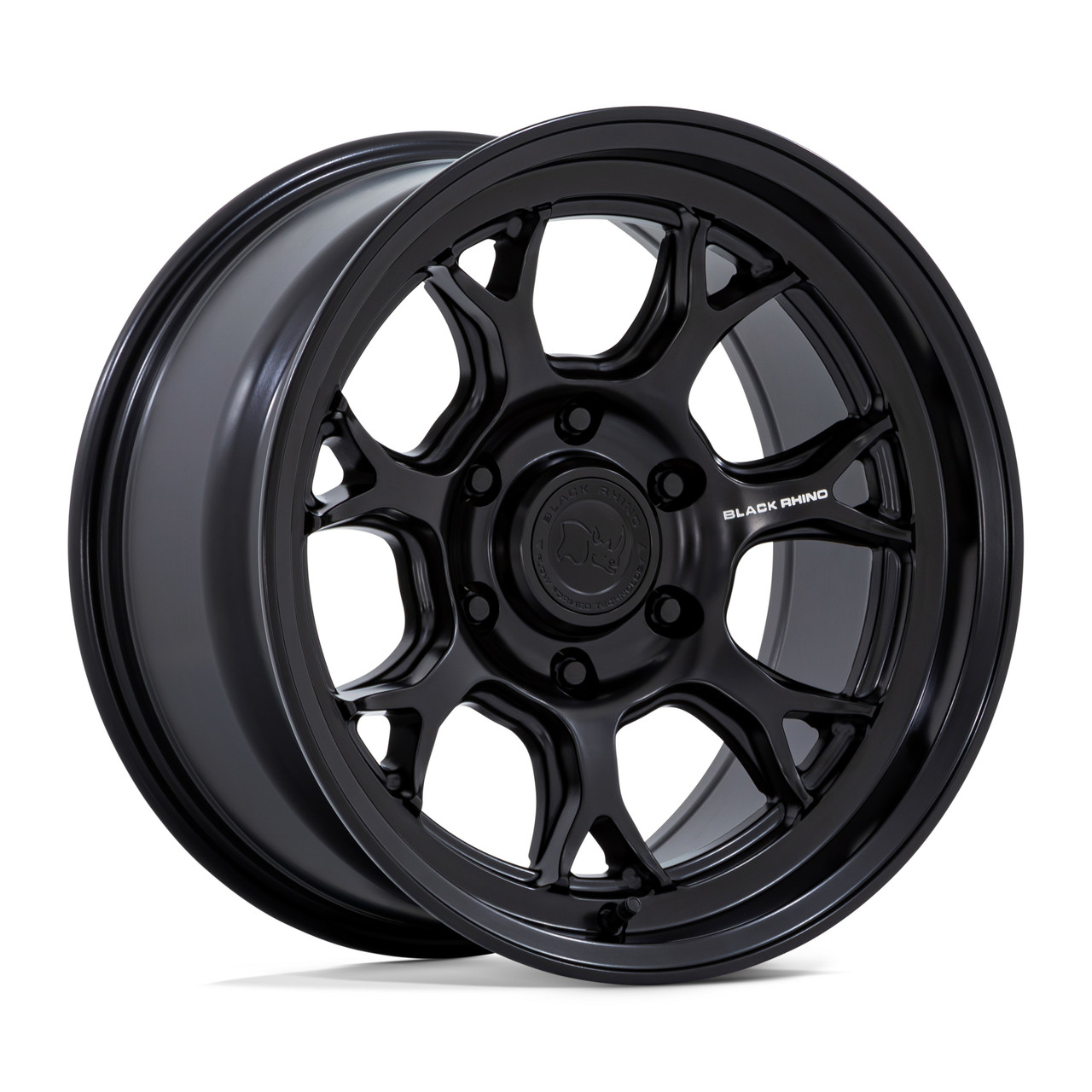 17" Black Rhino BR017 Etosha Matte Black 17x8.5 Wheel 6x120 20mm For Chevy GMC