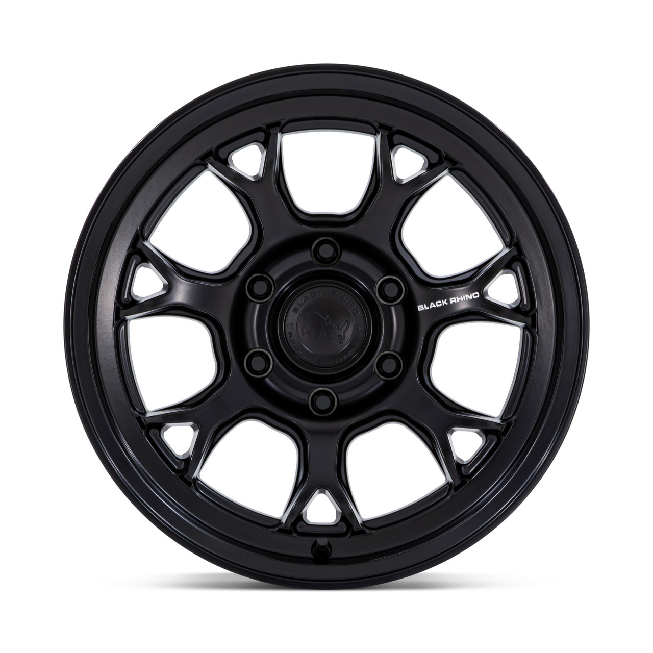 Set 4 17" Black Rhino BR017 Etosha Matte Black 17x8.5 Wheels 6x5.5 -10mm Rims