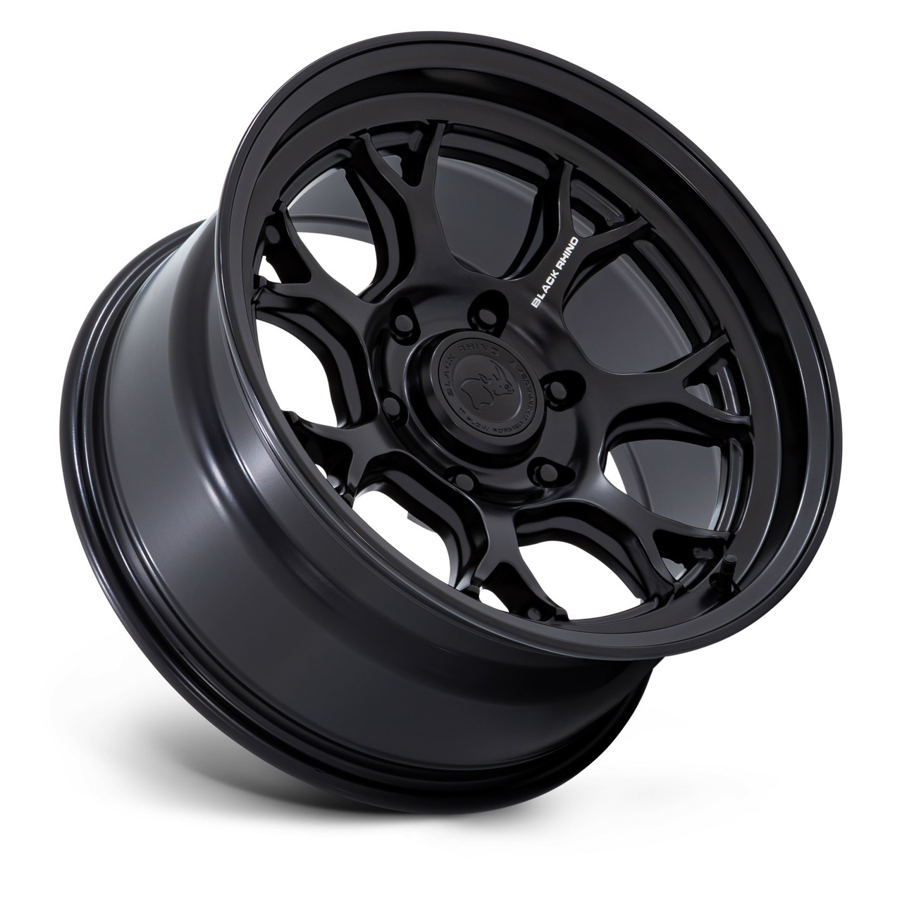 17" Black Rhino BR017 Etosha Matte Black 17x8.5 Wheel 5x5 -10mm Lifted Truck Rim