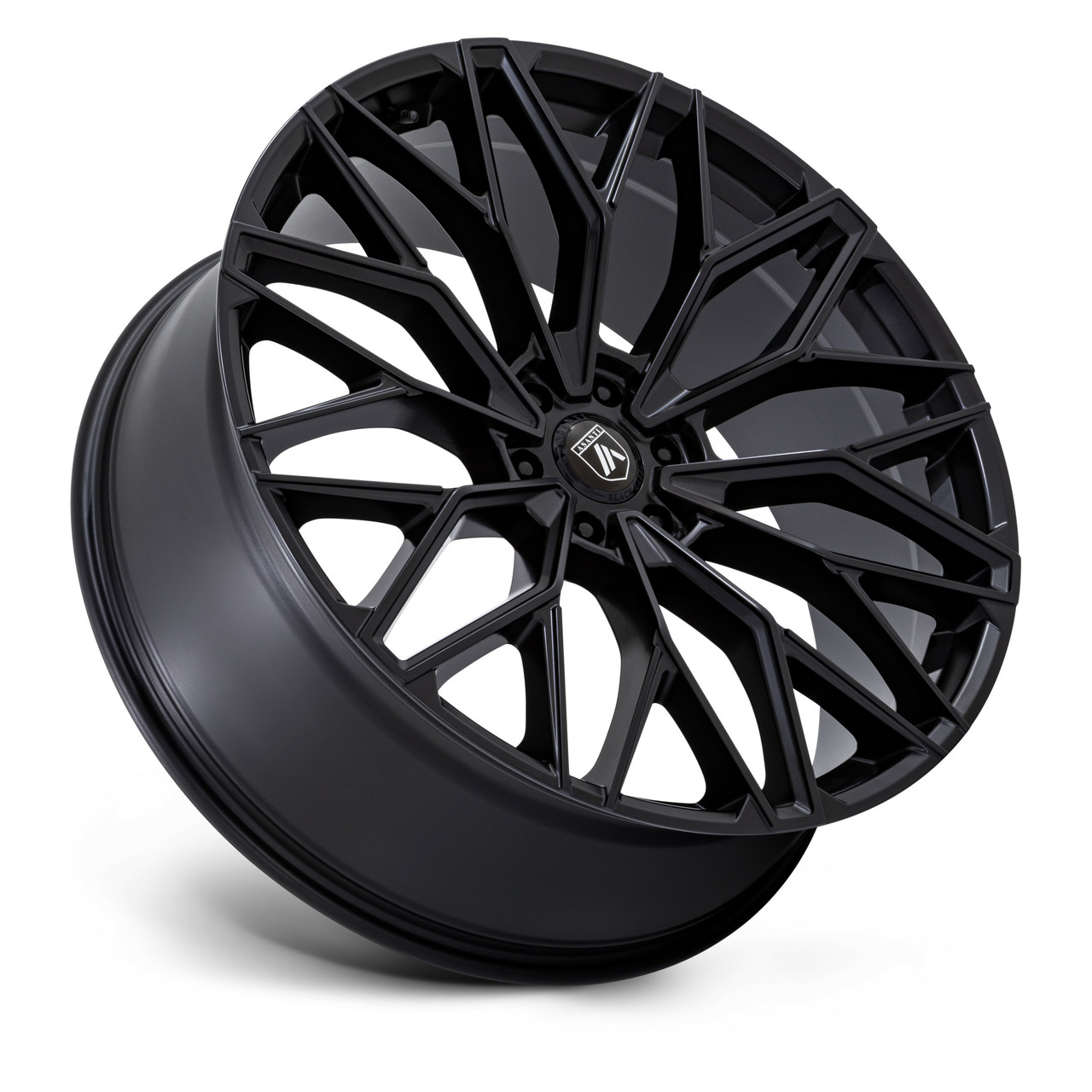 24" Asanti Black AB050 Mogul 6 Matte Black 24x10 6x135 30mm For Ford Lincoln Rim