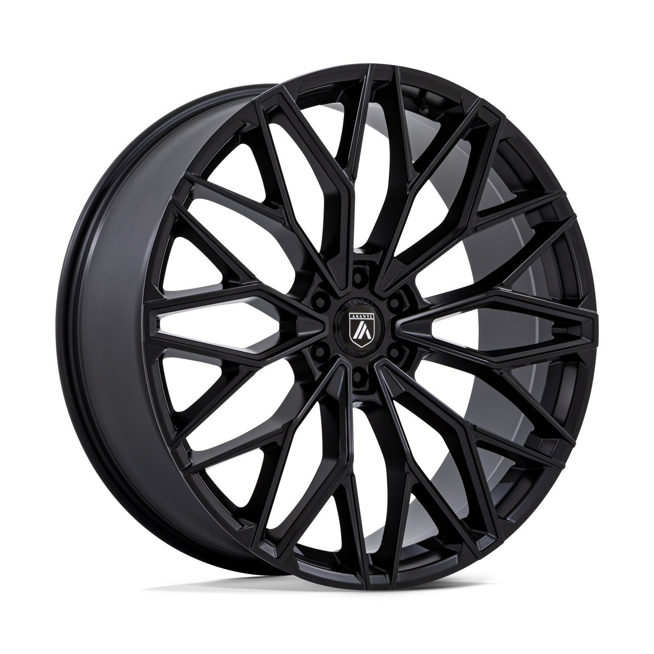 22" Asanti Black AB050 Mogul 6 Matte Black 22x9.5 6x135 25mm For Ford Lincoln