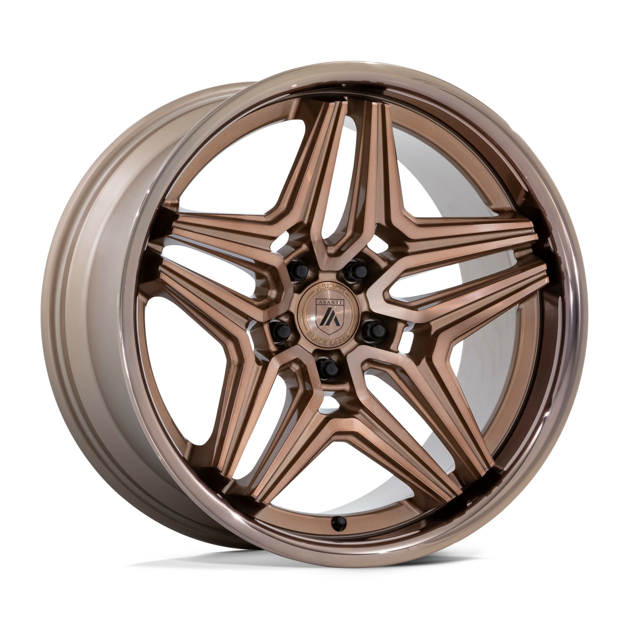 Set 4 Asanti Black ABL-46 Duke 20x9 5x115 Platinum Bronze Wheels 20" 15mm Rims