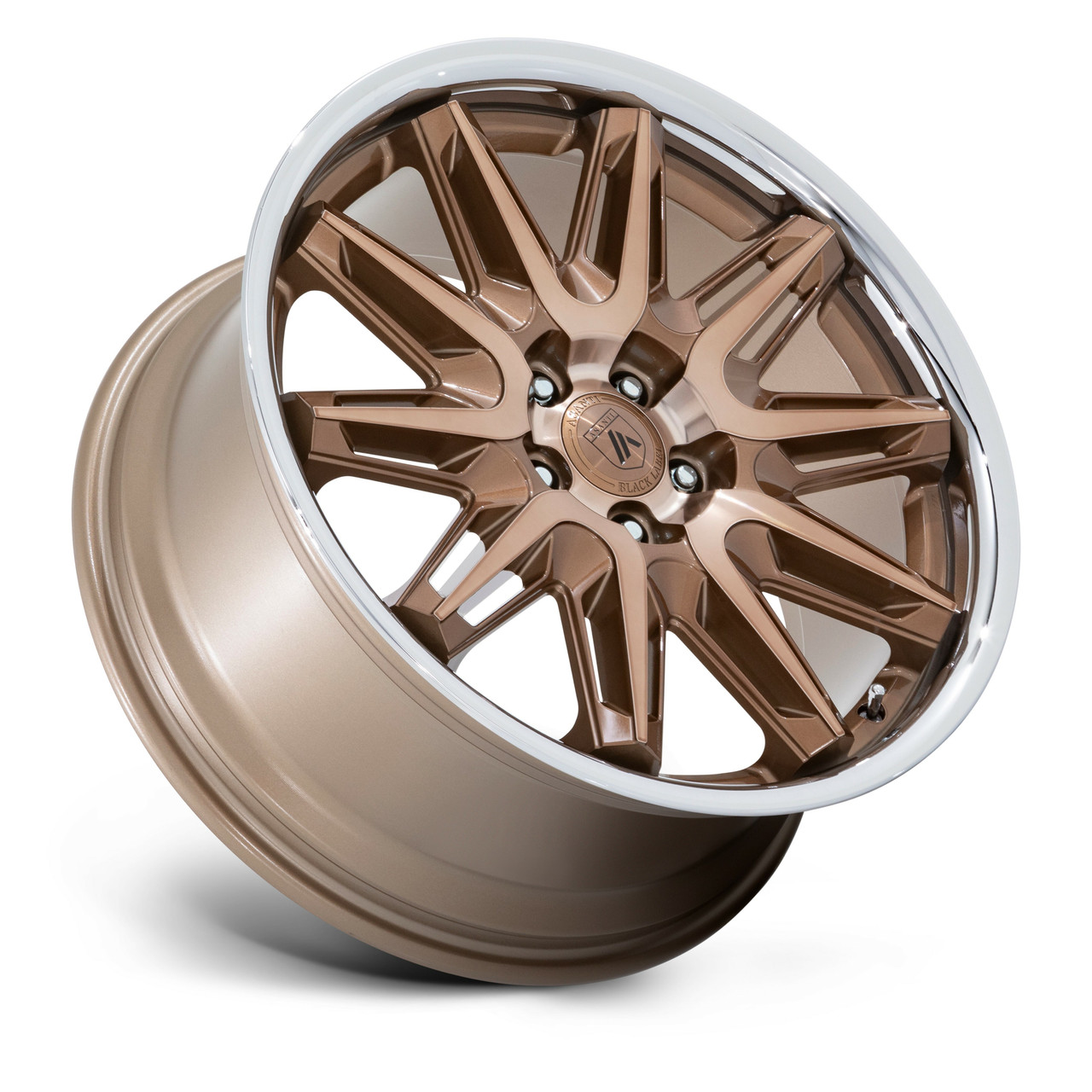 20" Asanti Black ABL-47 Imperator Bronze Machined Bronze Tint 20x10.5 5x120 38mm