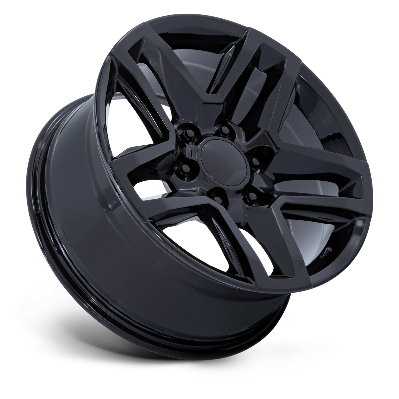 Set 4 20" Performance Replicas PR220 Gloss Black 20x9 Wheels 6x5.5 28mm Rims