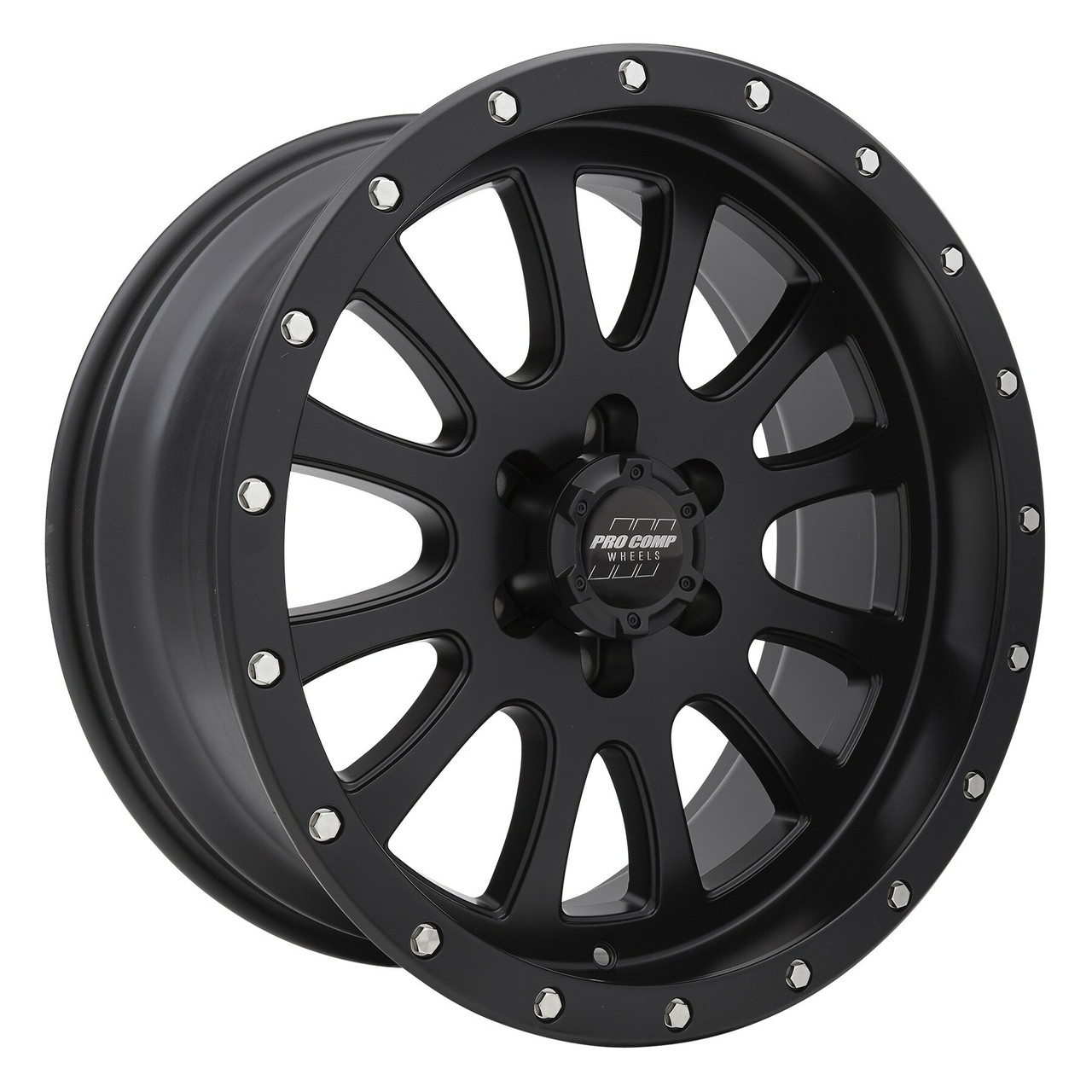 20" Pro Comp PA44 Syndrome Satin Black 20x9 Wheel 6x5.5 0mm Truck Rim