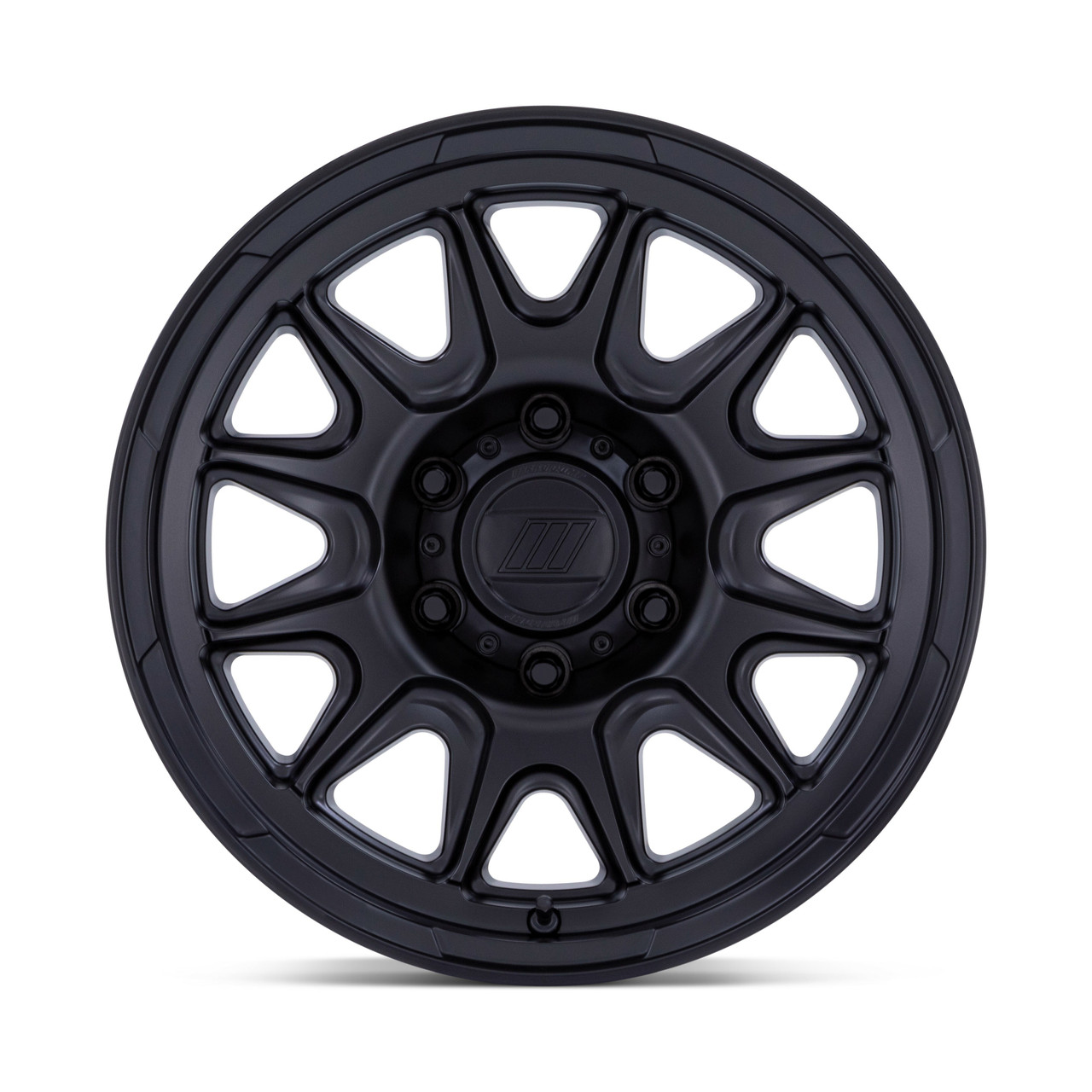 Set 4 17" Pro Comp PA200 Pulse Matte Black 17x8.5 Wheels 6x5.5 0mm Truck Rims