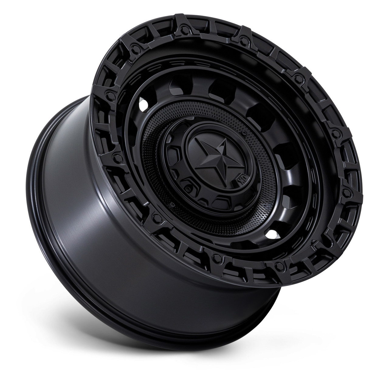 Set 4 20" XD XD869 R.O.F. Matte Black 20x10 Wheels 8x6.5 -18mm Lifted Truck Rims