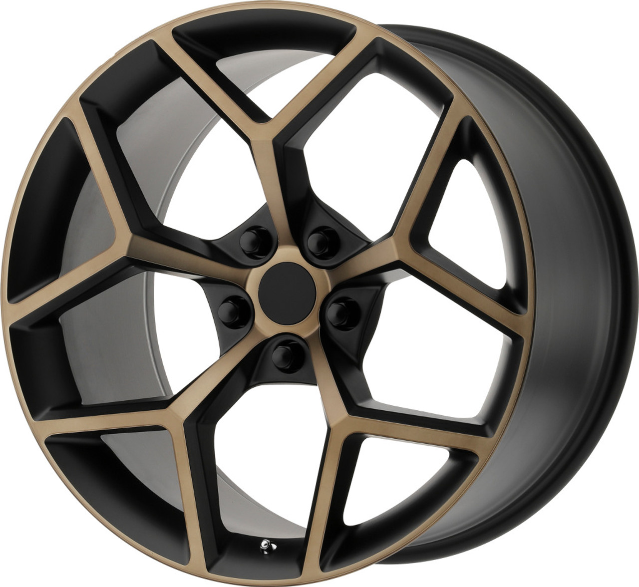 Set 4 Performance Replicas PR126 20x11 5x120 Black Bronze Wheels 20" 43mm Rims